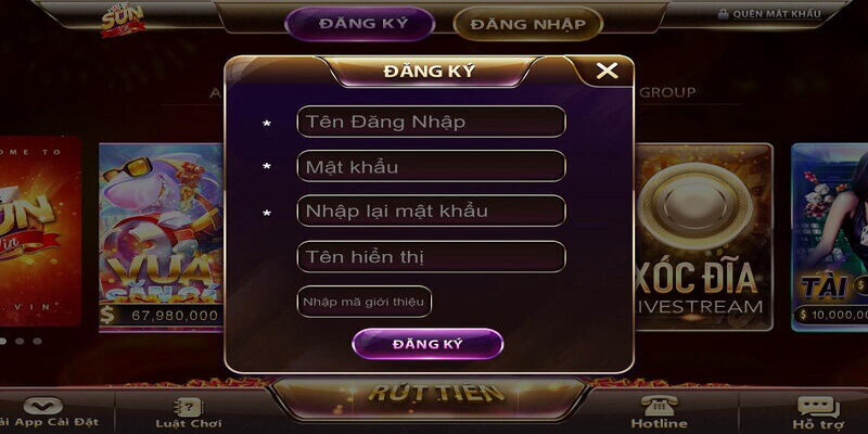 Đăng ký chơi slot game chỉ vài bước