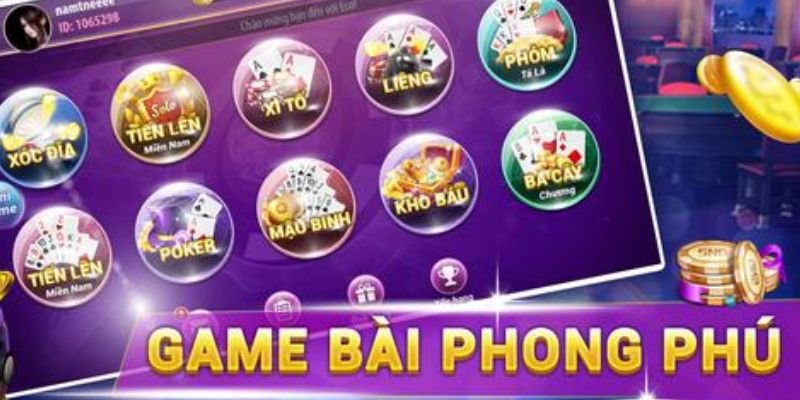 Kho game bài đổi thưởng về chúng tôi phong phú 